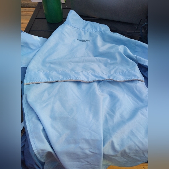 Ladies Blue Saucony Windbreaker Jacket, Size Small, Lightweight, Back Ve… - Picture 6 of 14